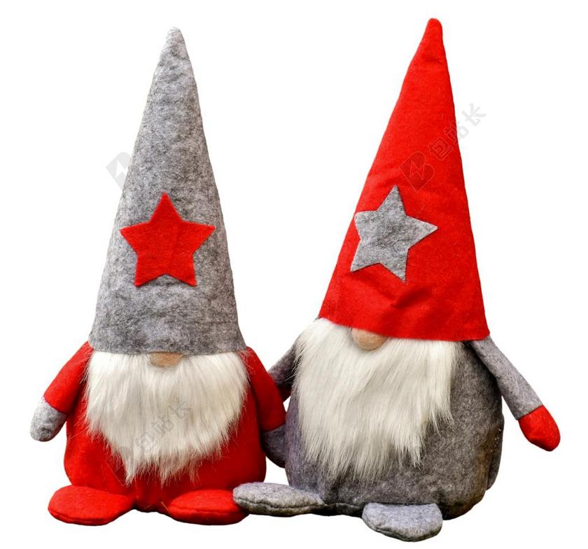 小鬼 圣诞节 滑稽 可爱 乐趣 对 矮人 来临 装饰 圣诞