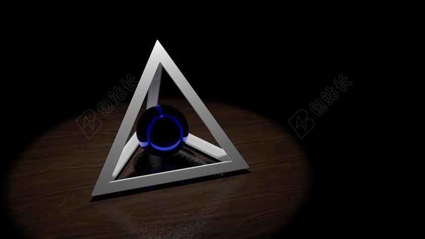 四面体 球 金字塔 几何 形状 窗体 3D 结构