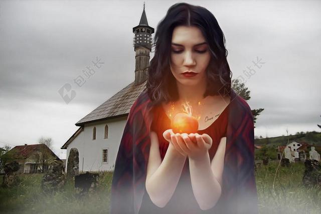 女子 女性 年轻 美 幻想 模型 夫人 幻想画像 哥特