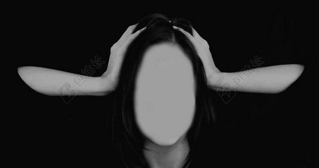 女子 面对 欺凌 应力 耻辱 感到羞耻 隐藏 绝望 头
