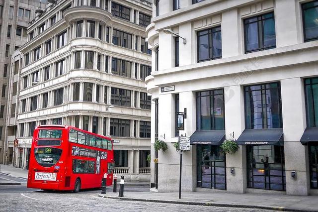 伦敦 红色 巴士 双层 英格兰 交通 英国 路 幕墙 建设