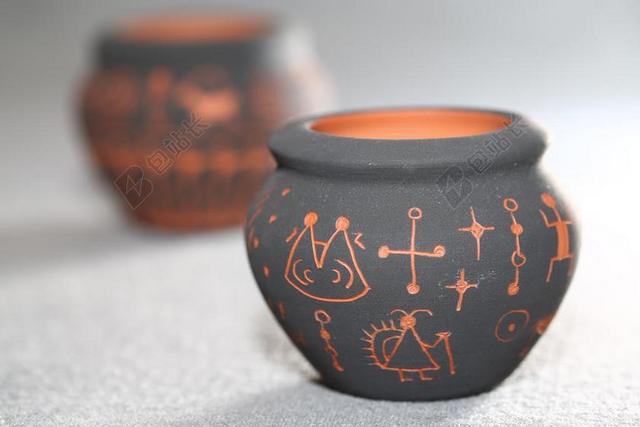 纳瓦霍 美国印第安人 陶器 花瓶 工艺 粘土 模式 装修