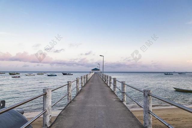 水 码头 海 天空 自然 户外 旅行 桥 景观 夏天 云