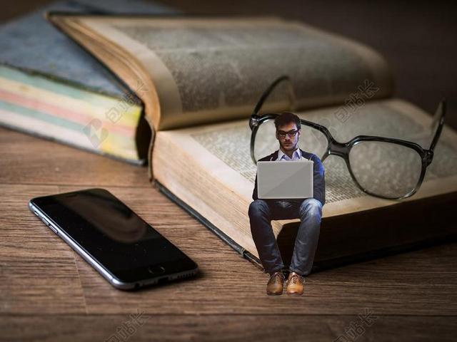 书 眼镜 作家 教育 研究 读 学生 知识 快乐 学校