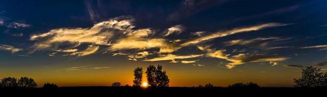 全景 日落 天空 ABENDSTIMMUNG 云 黄昏 心情
