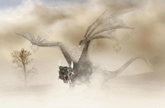 龙 神秘 数字 艺术 PHOTOSHOP 神秘生物 幻想