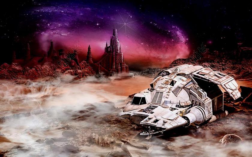 作曲 幻想 心情 明星 景观 背景 地球 科幻小说 空间