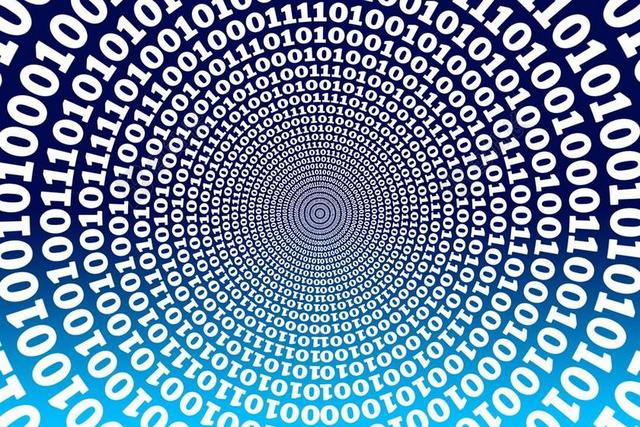 白色的数字圆环图案背景图片