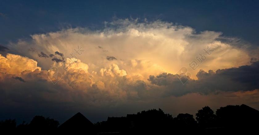 云 大气 乌云密布的天空 日落 美丽 美丽的云彩 雷暴 心情