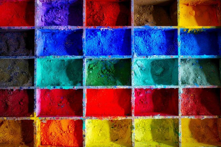 FARBPULVER 颜色 颜料 油画颜料 丰富多彩 漆盒 艺术