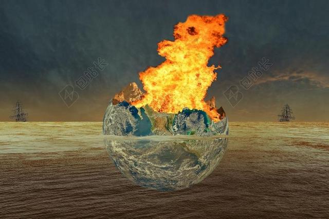 地球 火 水 世界 护卫舰 火灾