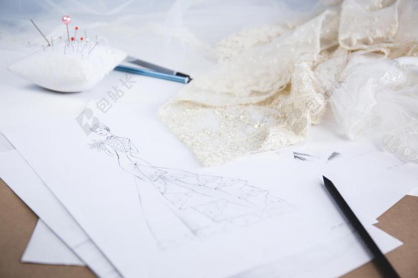 时尚 艺术 回 花束 新娘 卡通 轮廓 时装 创建 创意