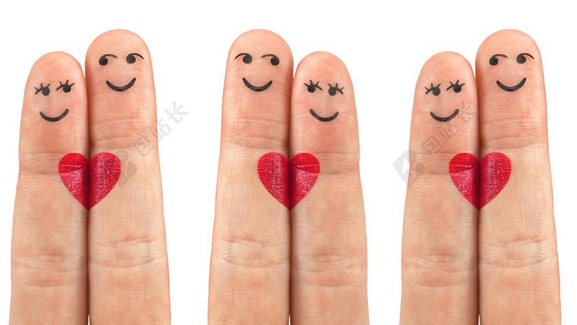 心脏 手指 爱情 浪漫 连通性 心的形状 爱 心 在一起
