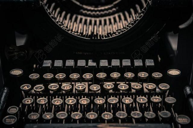 酿酒 打字机 字母 复古 老 类型 作家 纸 信 机