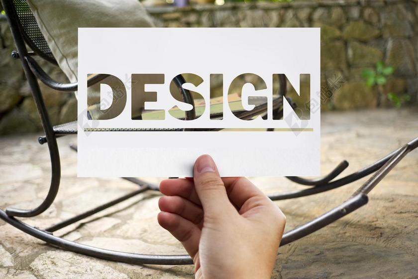 设计 摇椅 家具 椅子 设计器 摆动 老 复古 手 保持