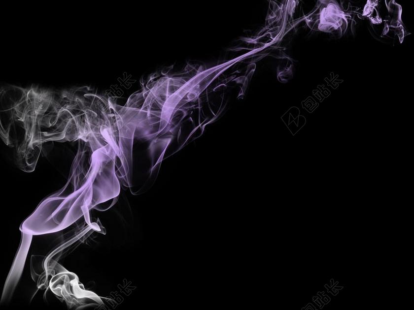 黑色神秘白烟背景图片