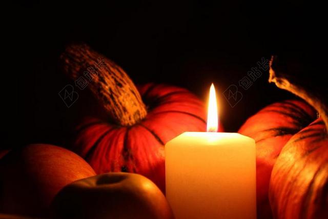 南瓜 蜡烛 万圣节 秋季 光 HALLOWEENKUERBIS