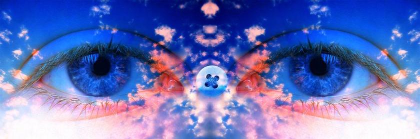 眼睛 学生 鸢尾花 睫毛 女性 天空 按钮 天眼