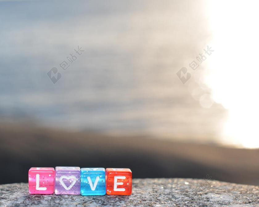 爱 背景 短 问候 夏天的夜晚 太阳能 闪光 心形的 爱你