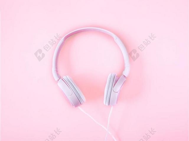 头戴式耳机 音乐 歌 粉红色 泡沫 耳机 IPOD 手机