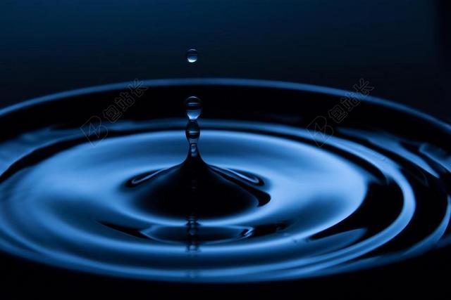水滴液体波澜背景图片