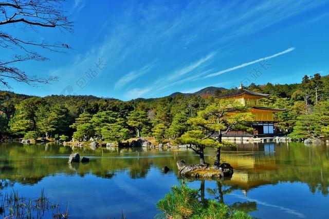 京都 金寺 金阁寺 日本