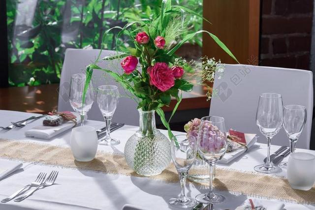 装修 邀请 优雅 庆祝 固定 餐厅 玫瑰 黑板 晚餐 宴会