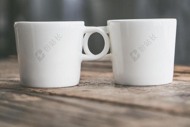 模糊 陶瓷杯 特写 咖啡杯 杯 深度的字段 重点 木 表面