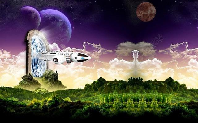 幻想 星际之门 飞船 科幻小说