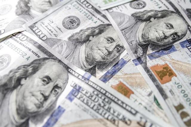 钱 美元 100 货币 业务 现金 财经 金融 银行 纸