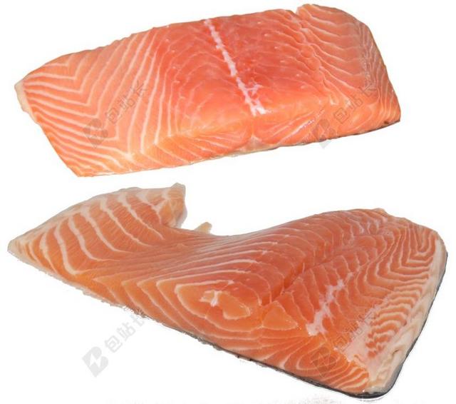 鱼红色鱼肉生鲜的食物背景图片