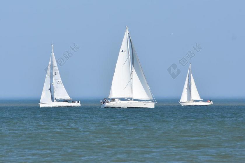 船 帆船 海洋 海 水 划船 竞赛 帆船赛
