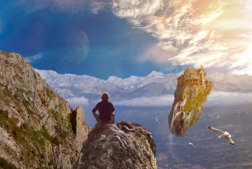 PHOTOSHOP 超现实主义 幻想 景观 背景 天空 梦想