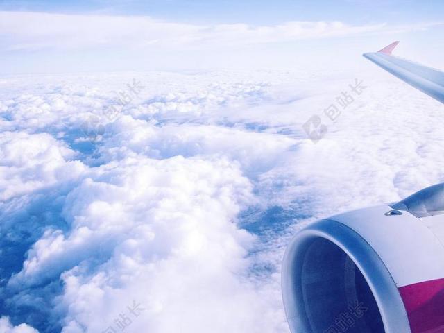 飞机 查看 天空 云 蓝色 白 光 云层之上 飞行 旅游