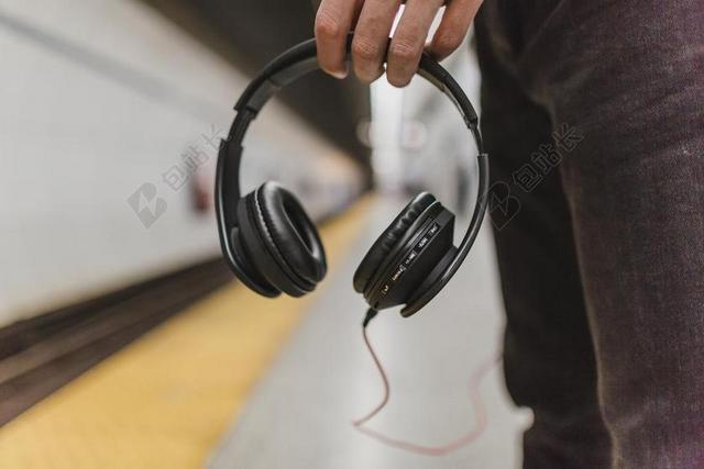 头戴式耳机 耳机 音乐 黑 扬声器 电子 小工具 声音