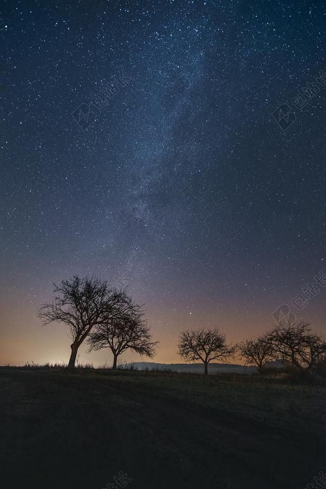 夜 大自然 夜空