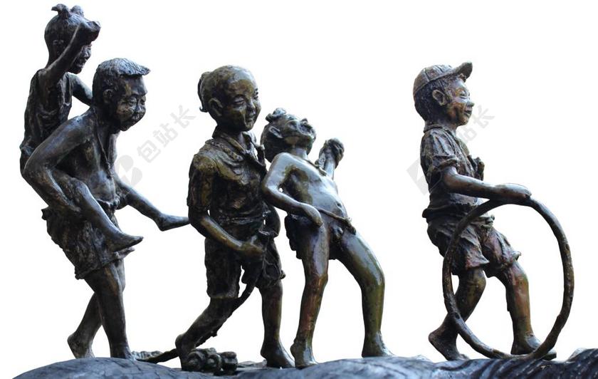 雕像 青铜器 儿童 播放 艺术 青铜图 铜像 数字 水