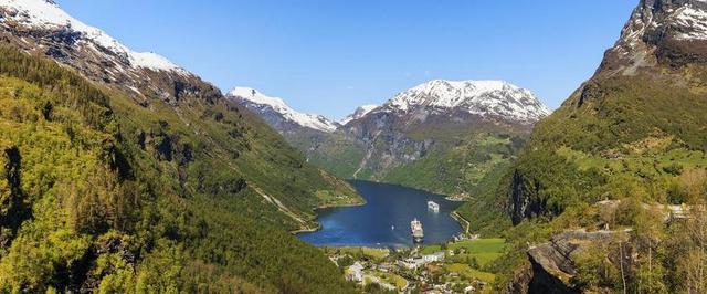 挪威 北欧风味 峡湾 水 景观 旅游 山 旅行 自然 盖