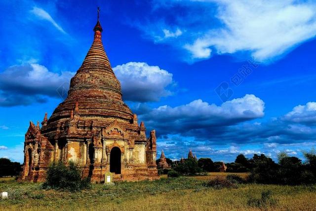 缅甸 亚洲 旅行 寺 文化 佛教 结构 传统的 古代 旅游
