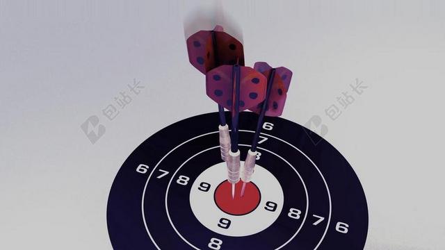 广告时尚飞镖正中红心背景图片