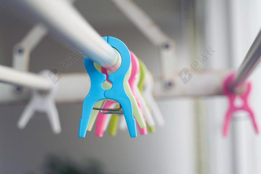 晒衣服 衣服挂钩 青色 （淡蓝色）