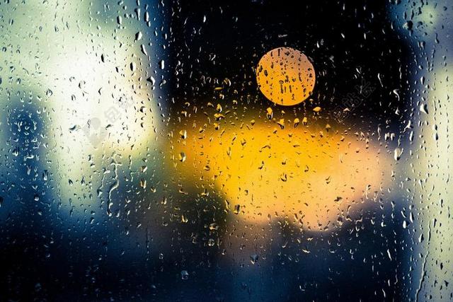 雨 拖放 拖放水的 水滴 滴水 水 窗口 夜 街