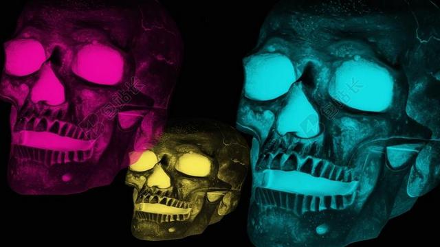头骨 头 艺术 数字艺术 骨 骨架 死亡 万圣节 鬼