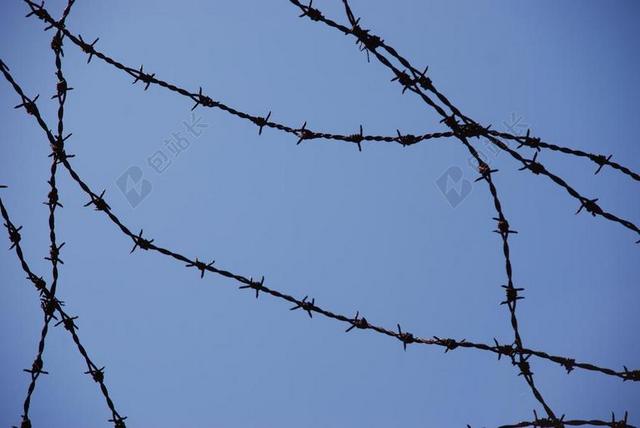 集中营 战争 第二次世界大战 带刺铁丝网 抓到 劳教所