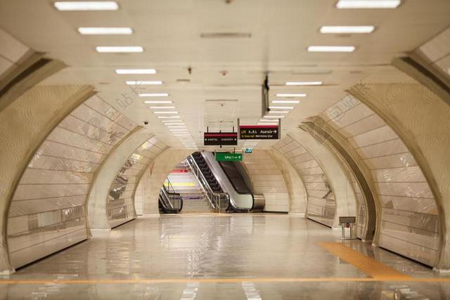 地铁 路 是空的 架构 城市 运输 观点 市中心 彩色图像
