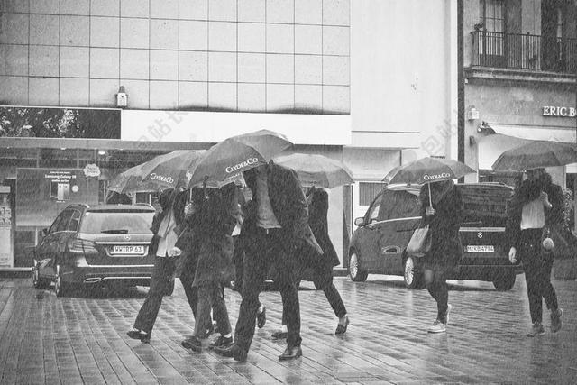 雨 风暴 天气 大暴雨 瓢泼大雨 暴雨  雨