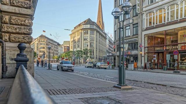 汉堡 城市 STADTMITTE 行人专用区 建设 德国 端口