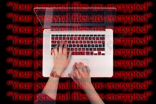 笔记本电脑 键盘 网络 攻击 WANNACRY 敲诈勒索 加密