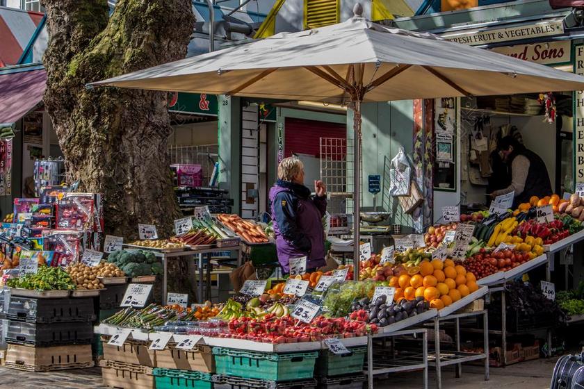 诺里奇 城市 市场 档 水果 蔬菜 英格兰 英国 诺福克