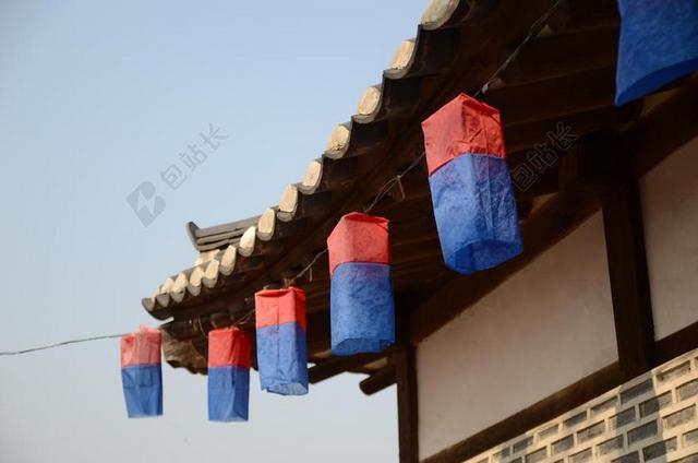 景福宫 南韩的村庄 天使的灯笼 韩国 传统 韩国有限公司 南山